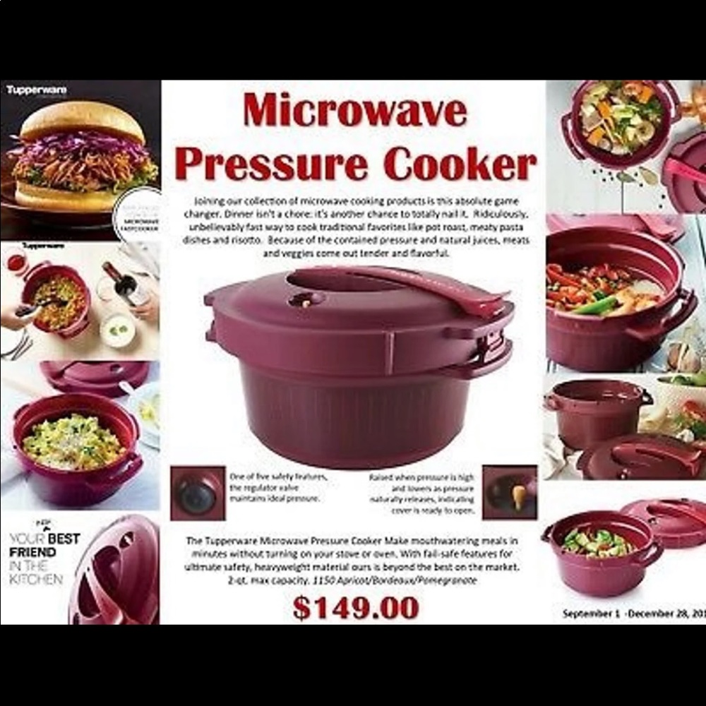 Tupperware Pressure Cooker - Picture 2 of 4